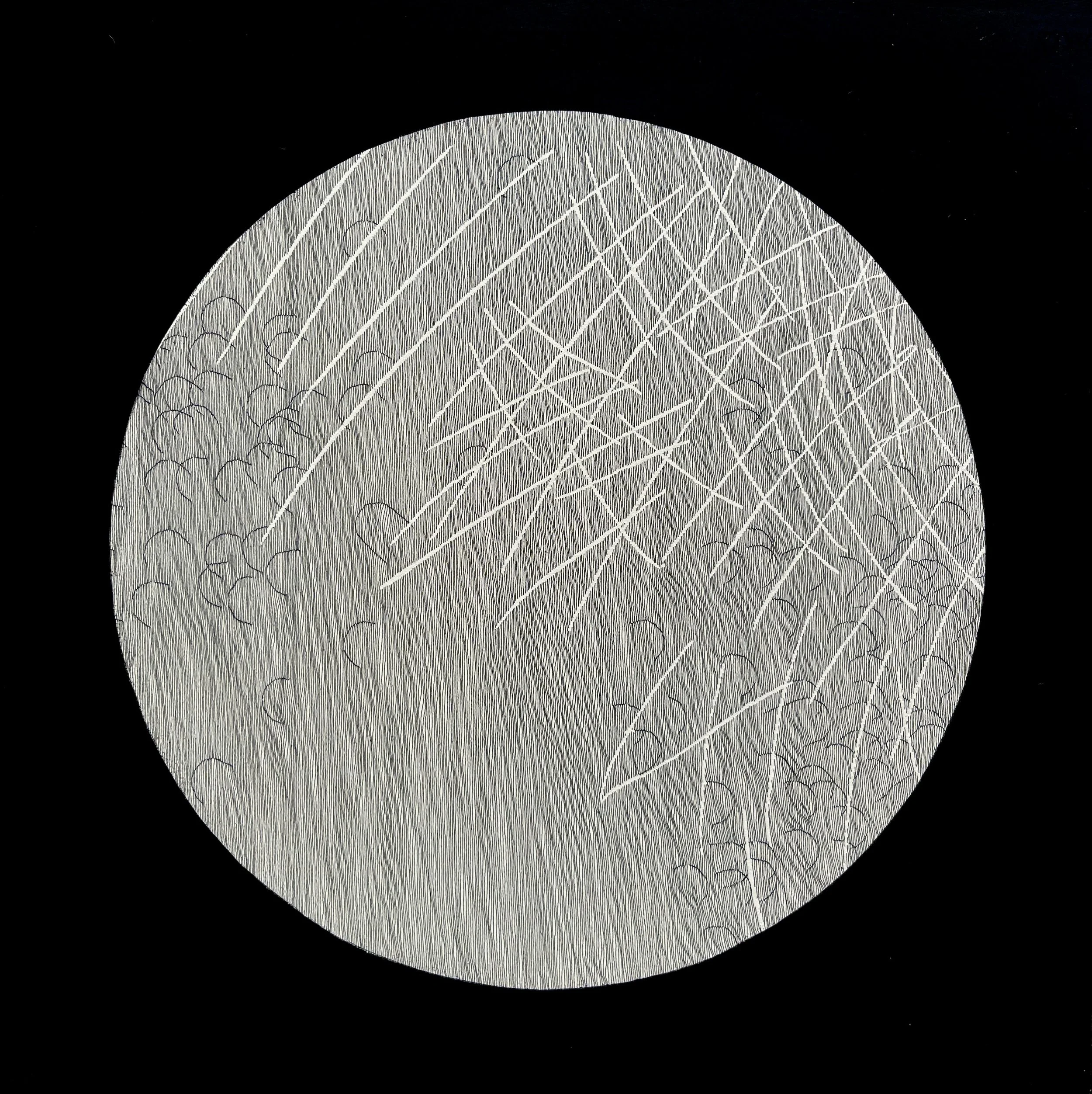 EDV12, 2025
Pastel and ink on paper
380mm x 380mm