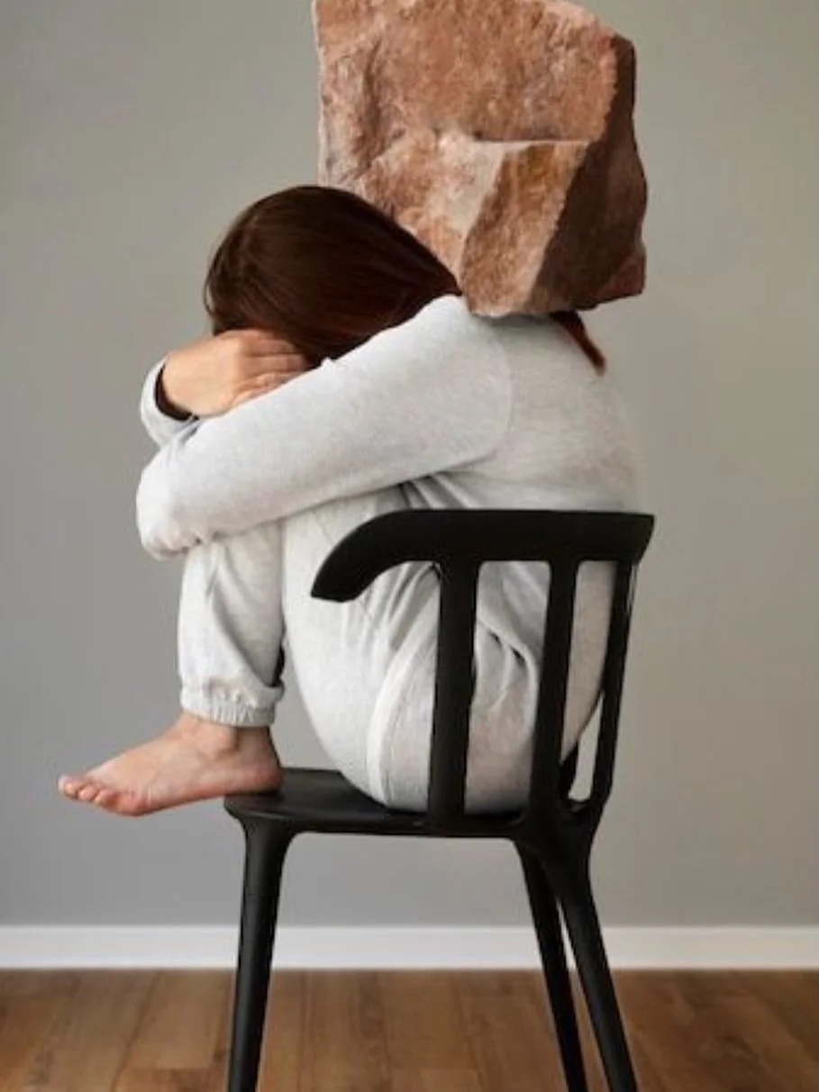 Sometimes the weight isn&rsquo;t visible &mdash; but it&rsquo;s there.
It shows up in the body, in the breath, in the way we move through the day trying to keep everything together.

Healing doesn&rsquo;t mean the weight disappears overnight.
It mean