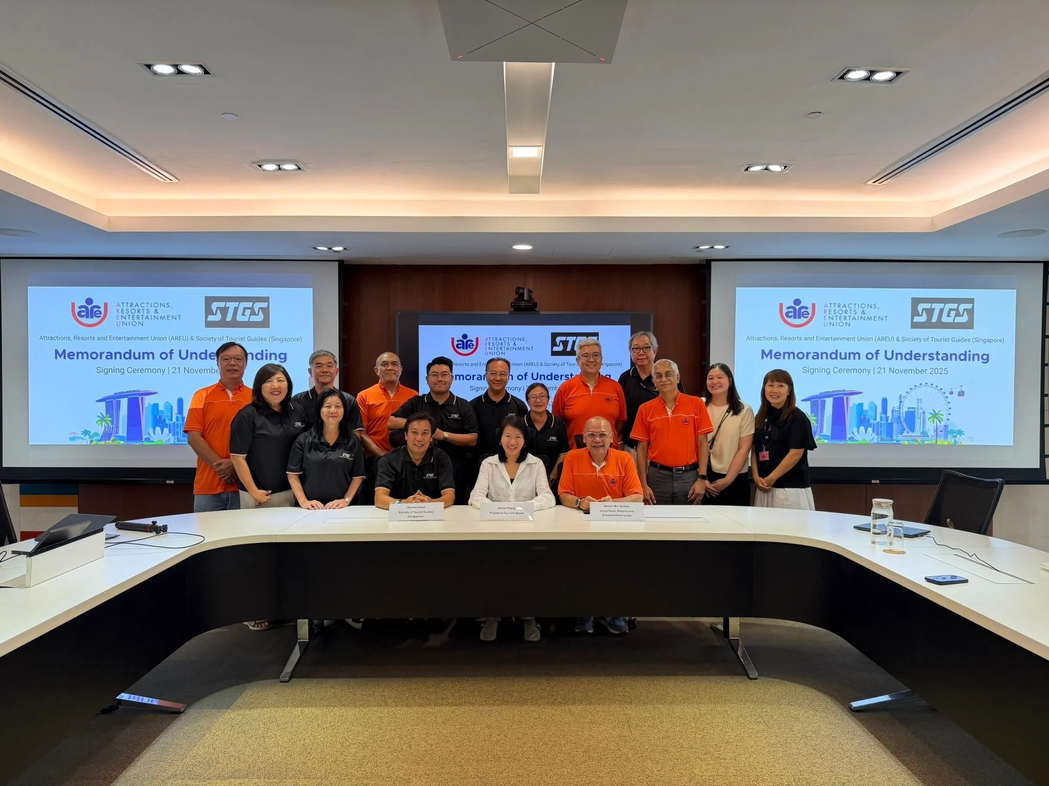 Signing of MOU Between STGS and AREU