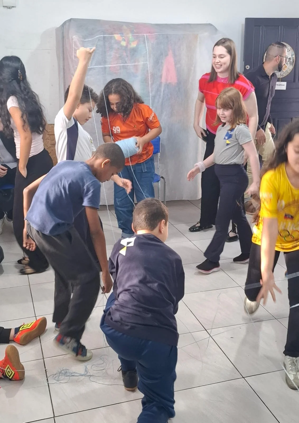 Students teaching students