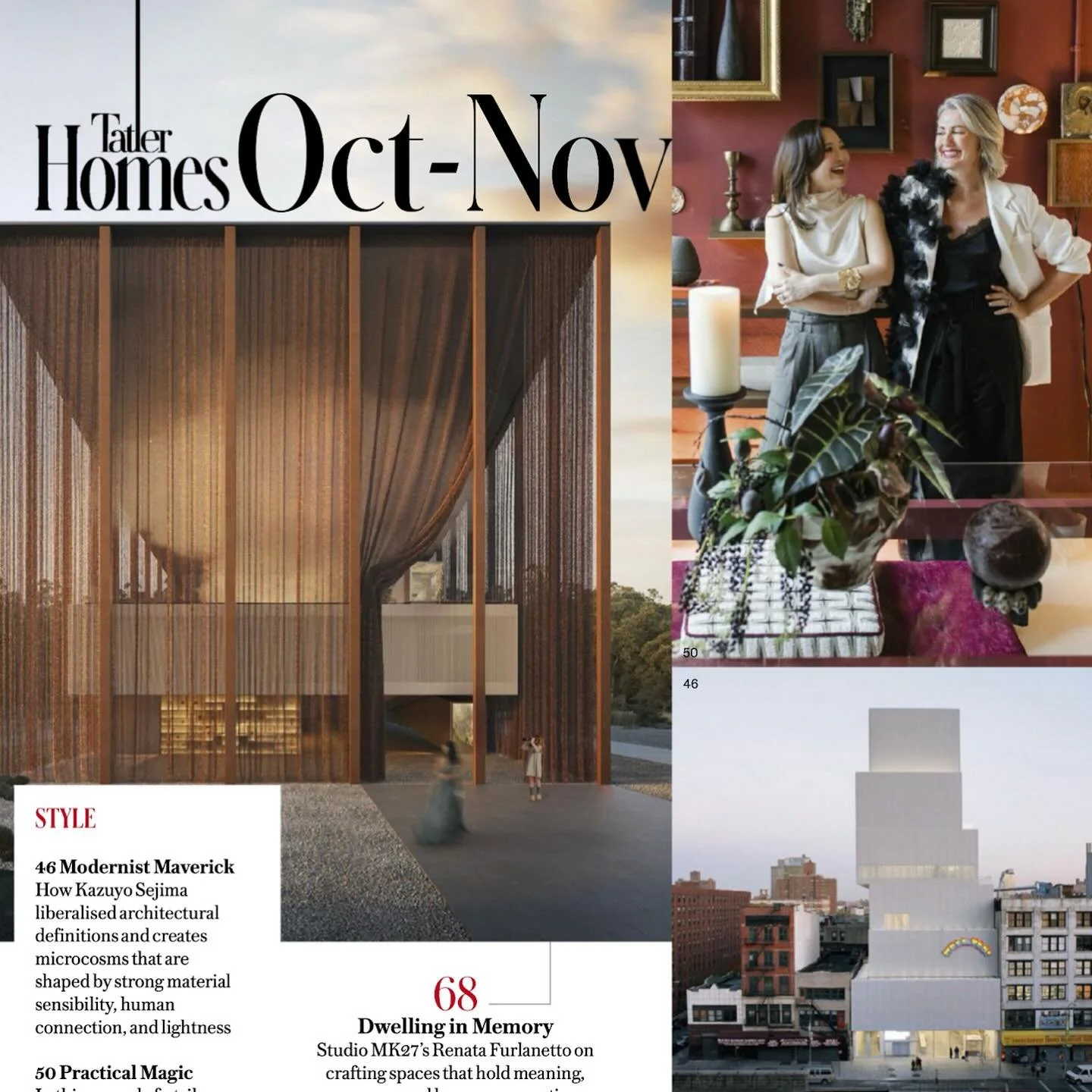 So delighted to share a little sneak peek &mdash; Atelier V&amp;A has been featured in Tatler Homes Singapore&rsquo;s Oct&ndash;Nov issue ✨

We are honoured to be part of &ldquo;Practical Magic&rdquo; a feature celebrating Tatler Homes&rsquo; 20th an