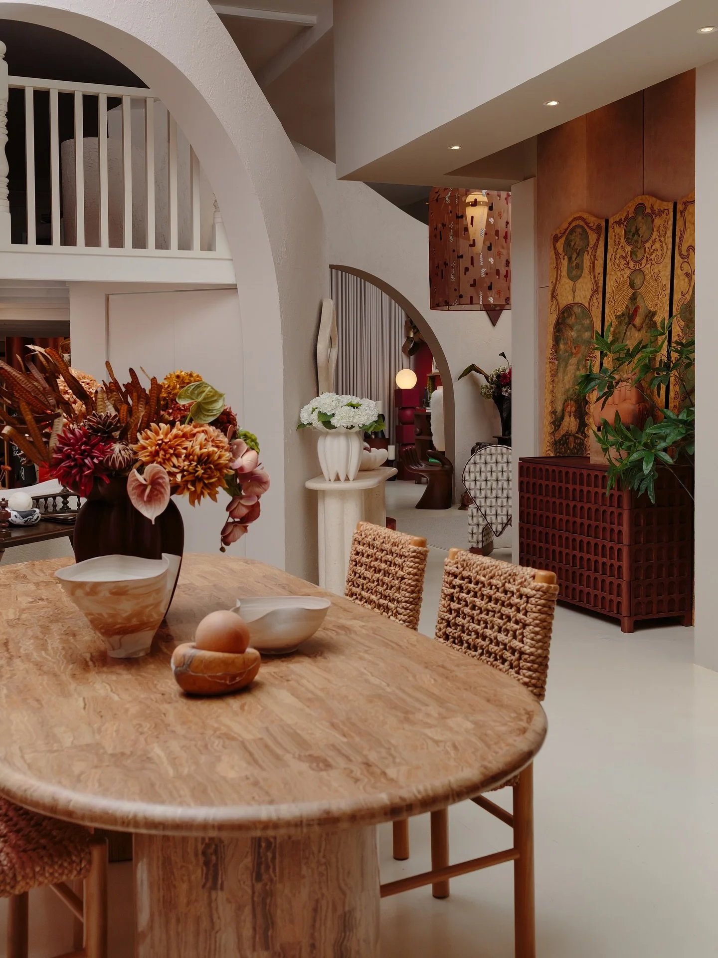 A quiet moment inside the atelier, where florals, vessels, furniture and collectable pieces come together in one sculptural conversation.

So many people ask what we do. The answer is: we design, we curate, we create. 

From custom furniture to sculp