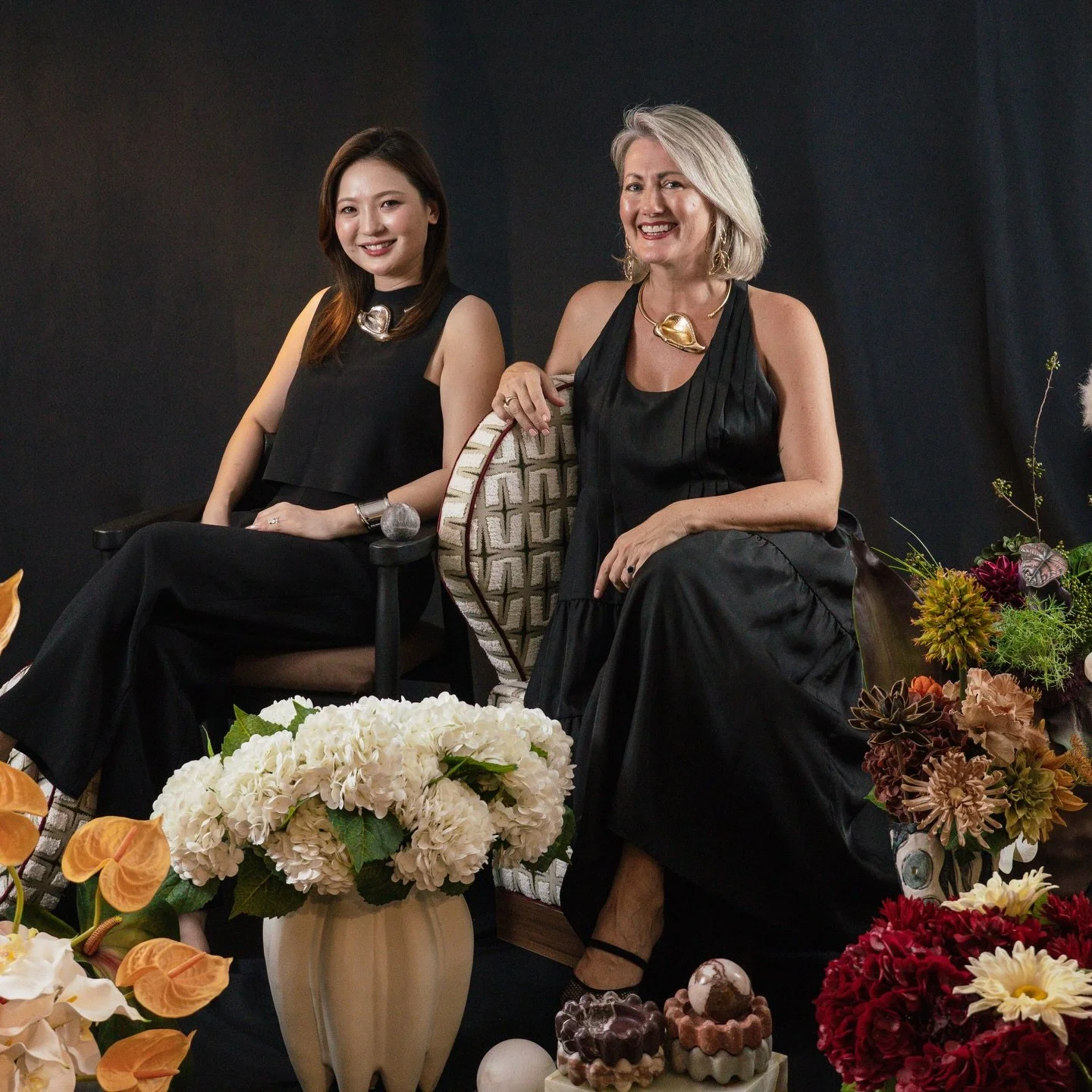 Flowers have always moved us. Living with them, however, was never simple.

For me, pollen makes it impossible as I am deeply allergic.
 For Venetia, a scary experience when her cat was poisoned from eating some flowers also changed the way she could