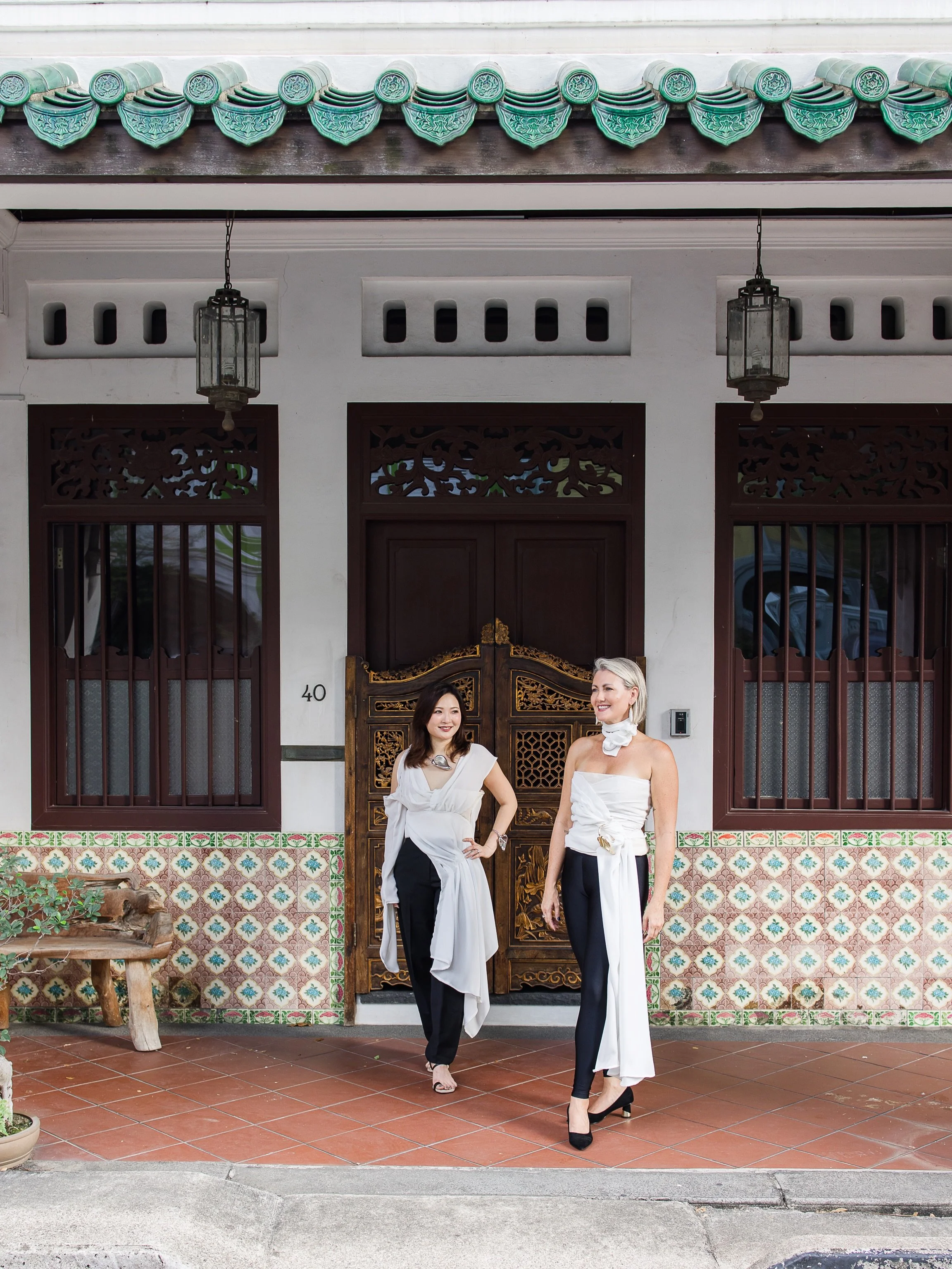 Some of the best design references in Singapore are hiding in plain sight.

The richness of old shophouses. Weathered textures. Tiles. Brass. Deep reds. Tropical light. The tension between softness and structure.

Before we design spaces, we observe 
