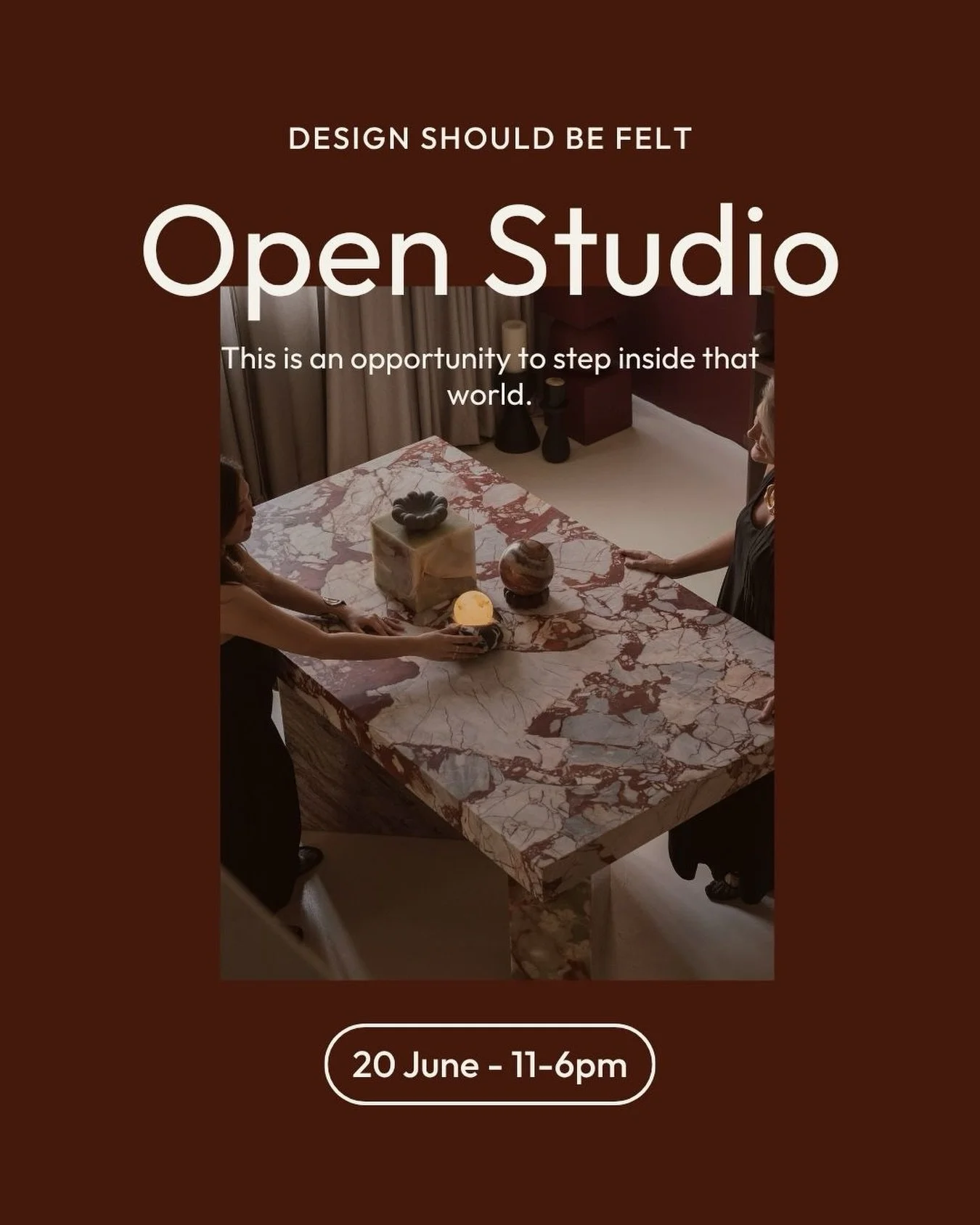 Much of Atelier V&amp;A began through conversations around materiality, behaviour, hospitality and how spaces shape emotion.

This Open Studio is an opportunity to step inside that world.

20 June 11am&ndash;6pm

#ateliervanda #singaporedesign #desig