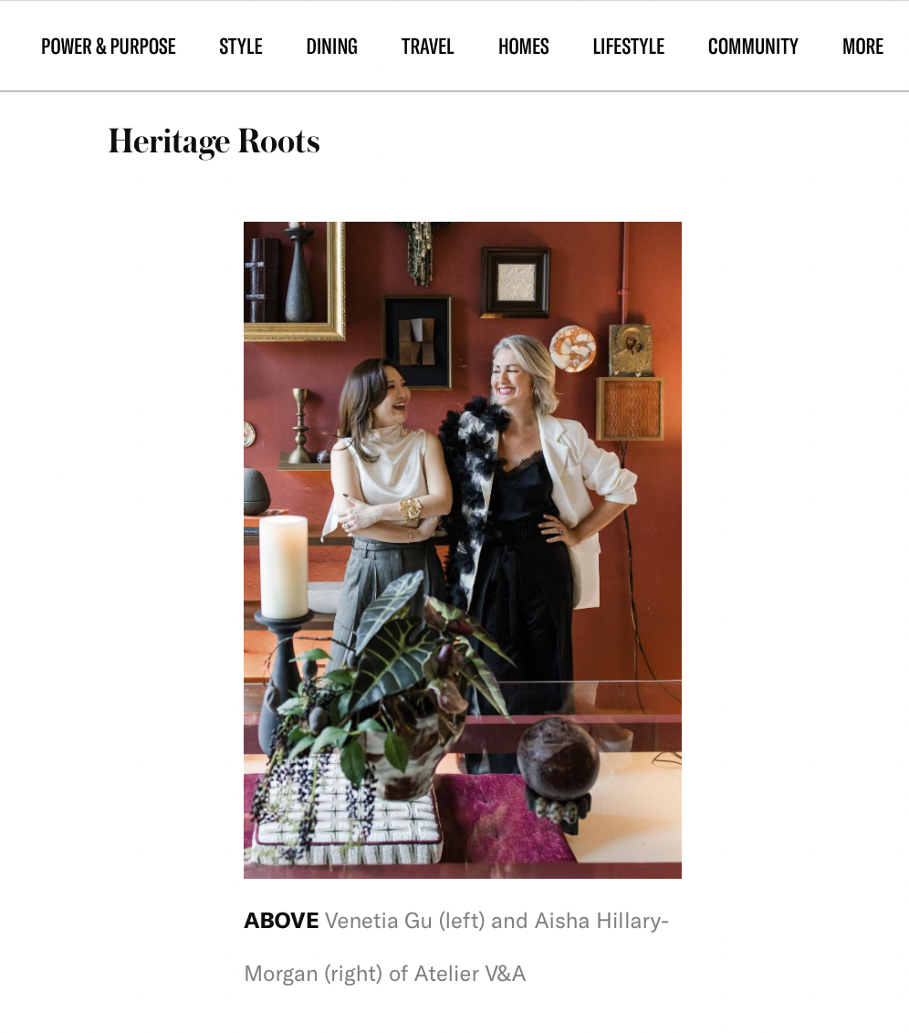 Atelier V&A Founders Venetia and Aisha