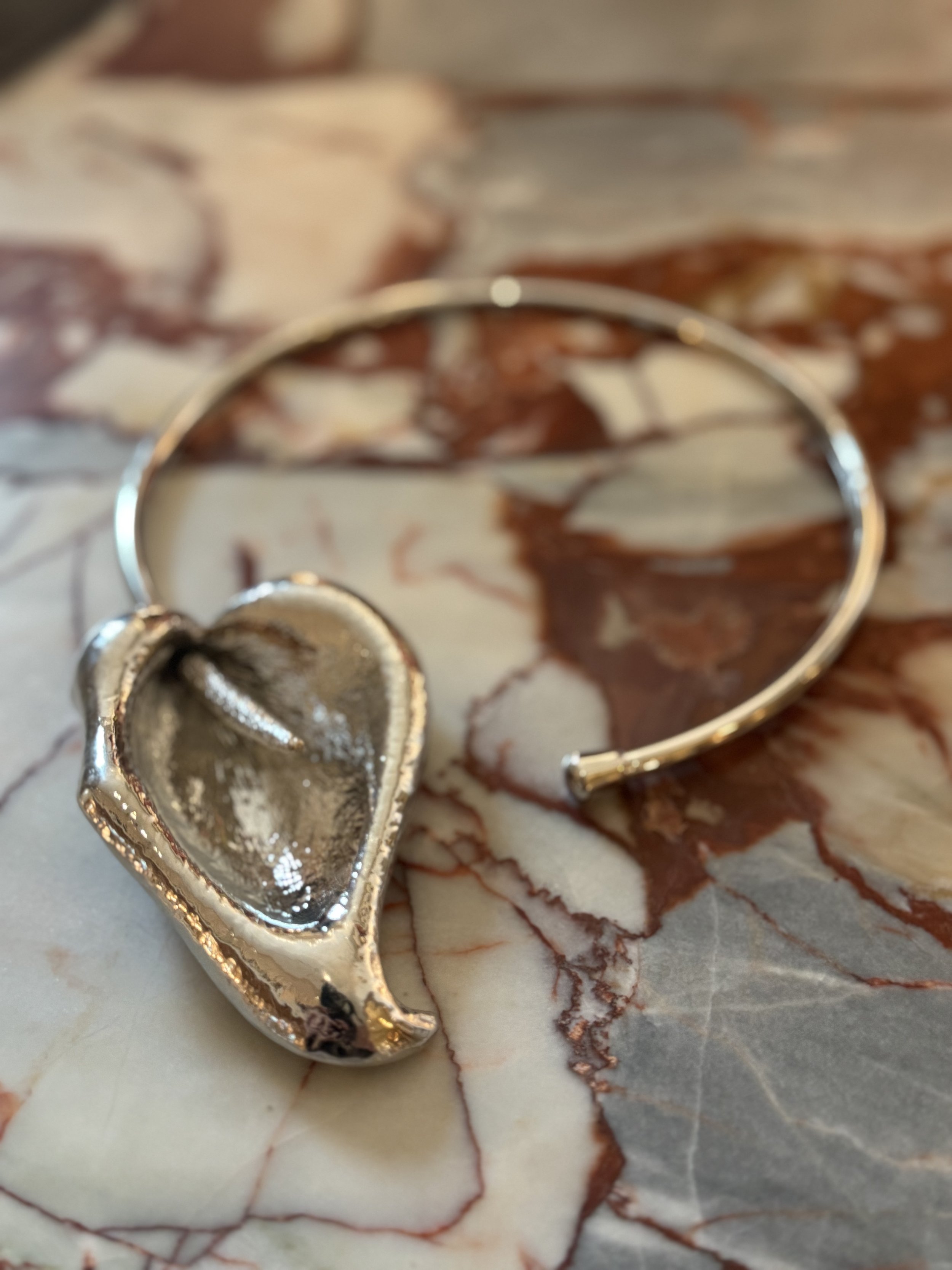 Lily Necklace — Sculptural Statement Piece