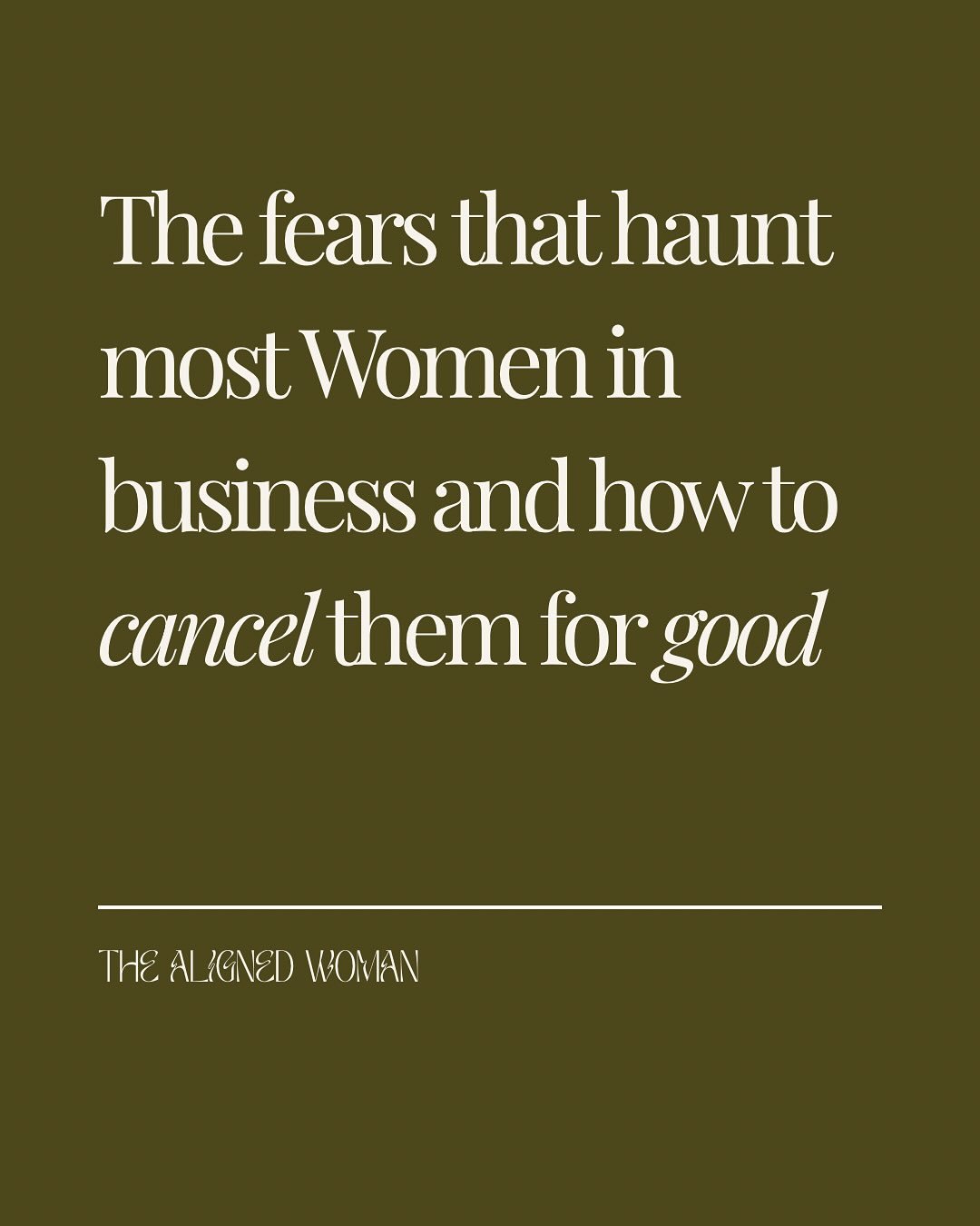 These are the fears women in business rarely talk about out loud&hellip;
But they show up in the quiet moments &mdash;
Before the launch.
Before you raise your prices.
Before you let yourself be seen fully.

This post is a mirror.
A reminder that fea
