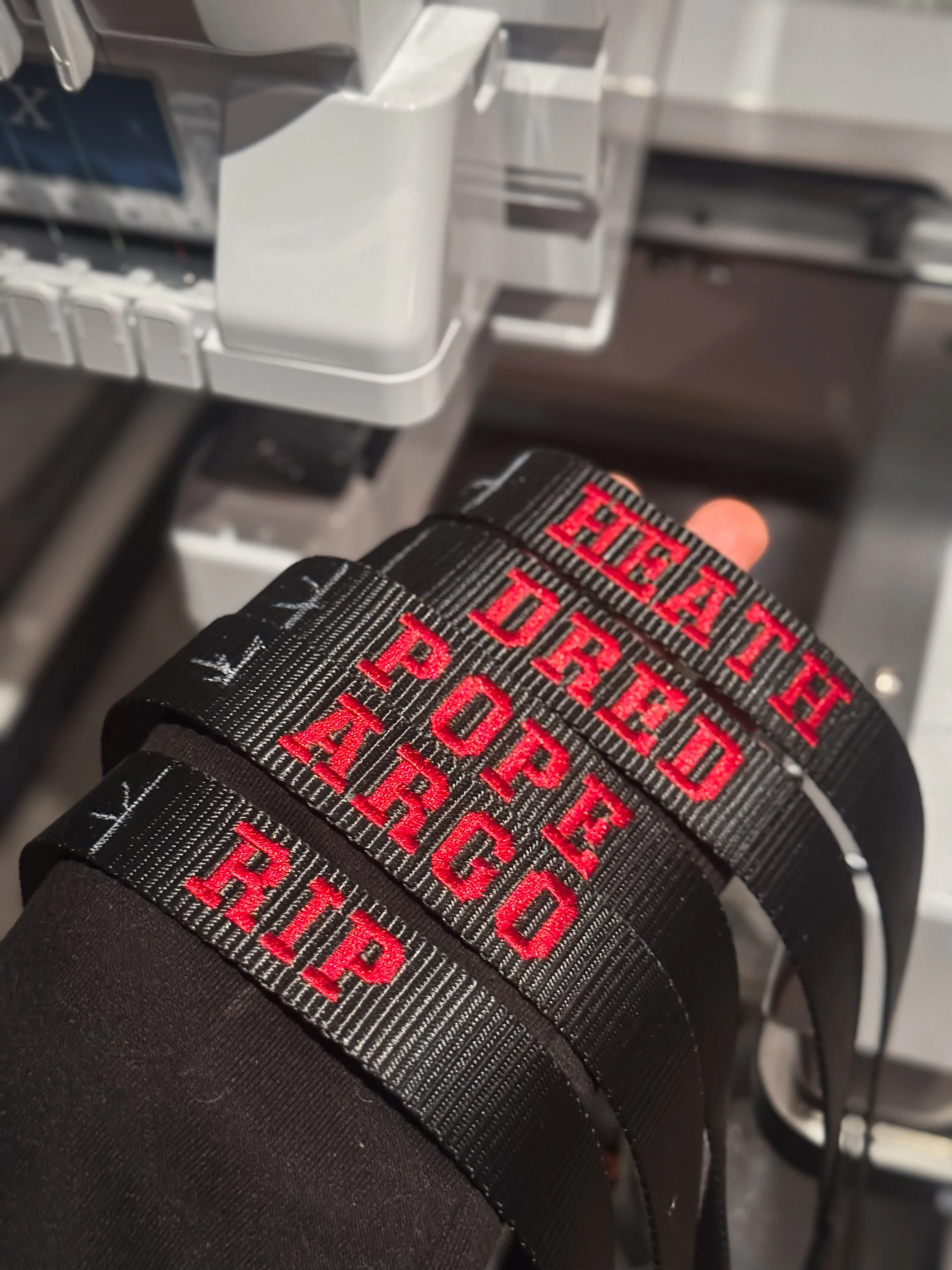 Leather Bite roll - Custom Handles