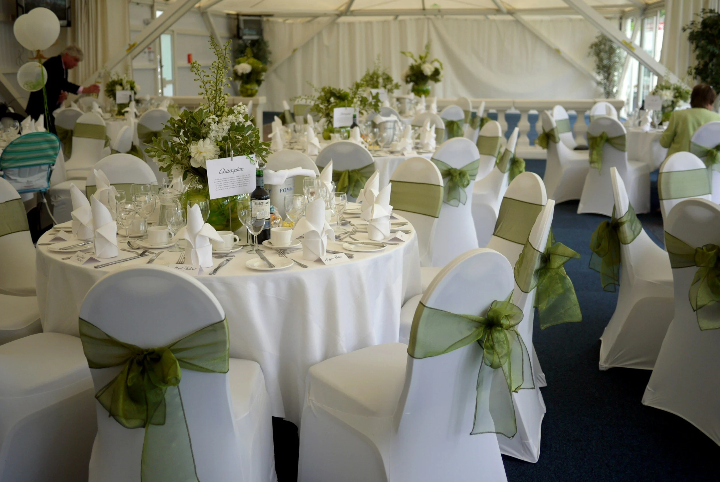 Table linens and napkins for parties and events