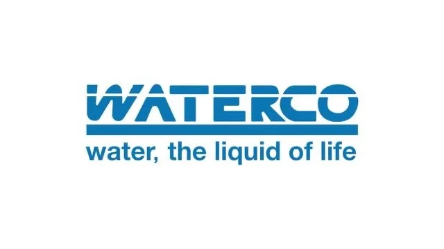 Waterco logo with the tagline 'water, the liquid of life'