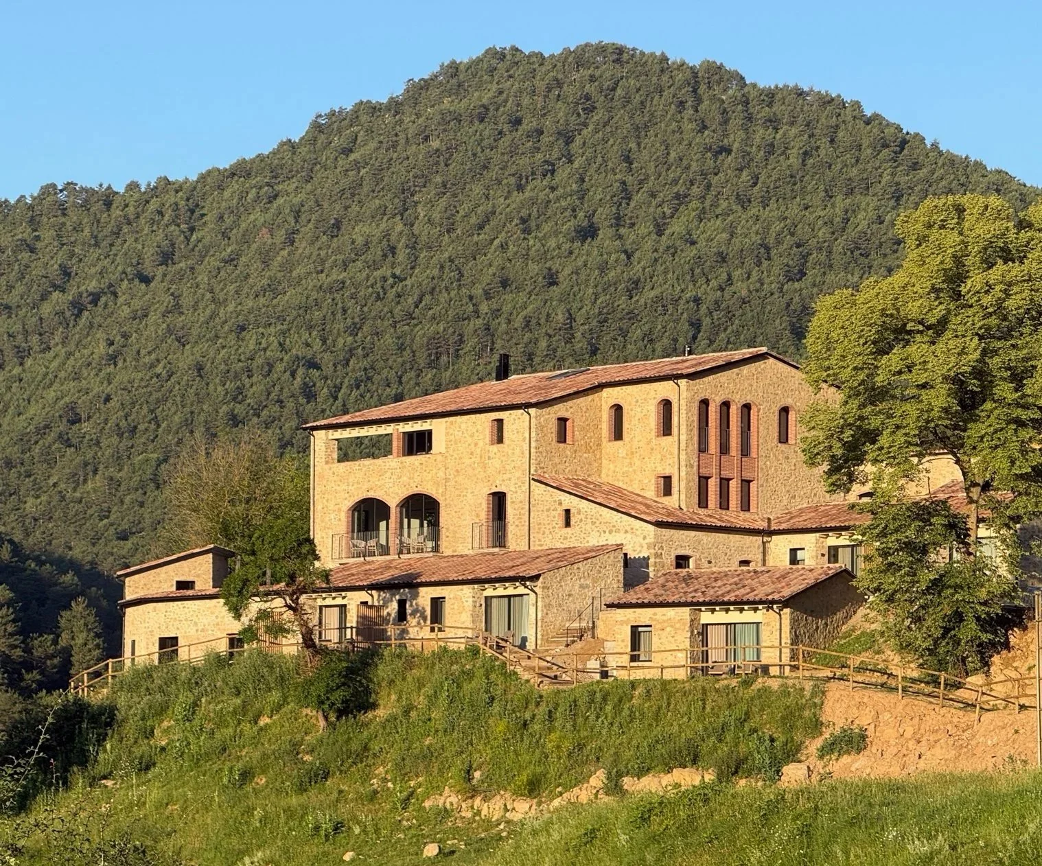 Mas Bussacs main house, home of the Vermeylen family in Campdevànol
