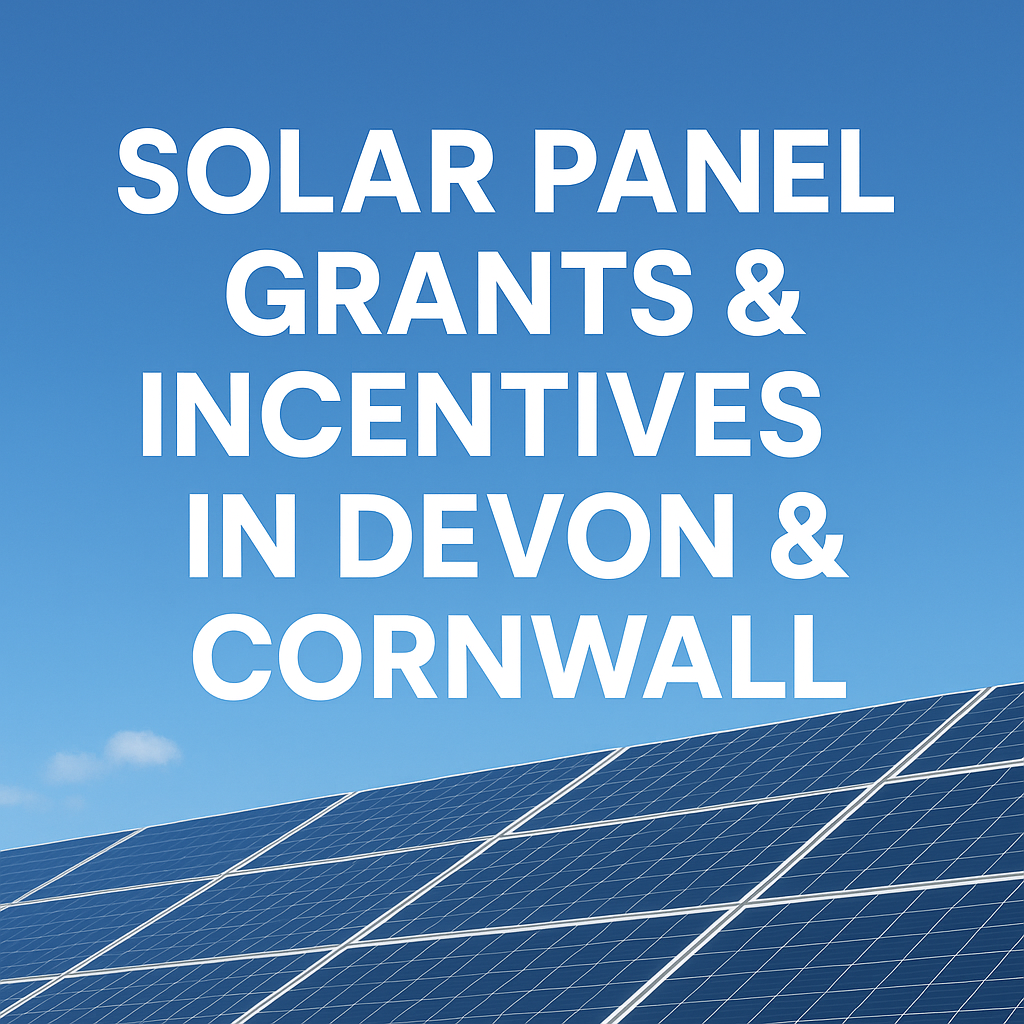 Solar Panel Grants & Incentives in Devon & Cornwall (2025 Update)
