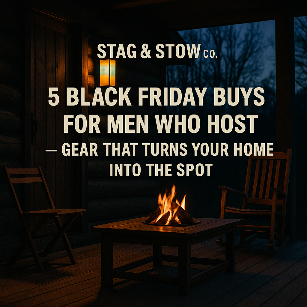 5 Black Friday Buys for Men Who Host — Gear That Turns Your Home Into the Spot