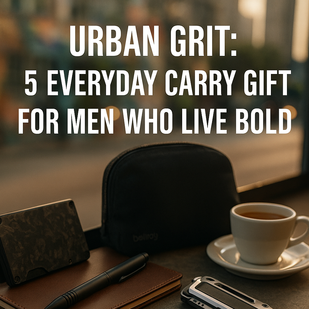 Urban Grit: 5 Everyday Carry Gifts for Men Who Live Bold