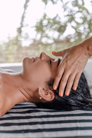 Jungle views from the training platform.