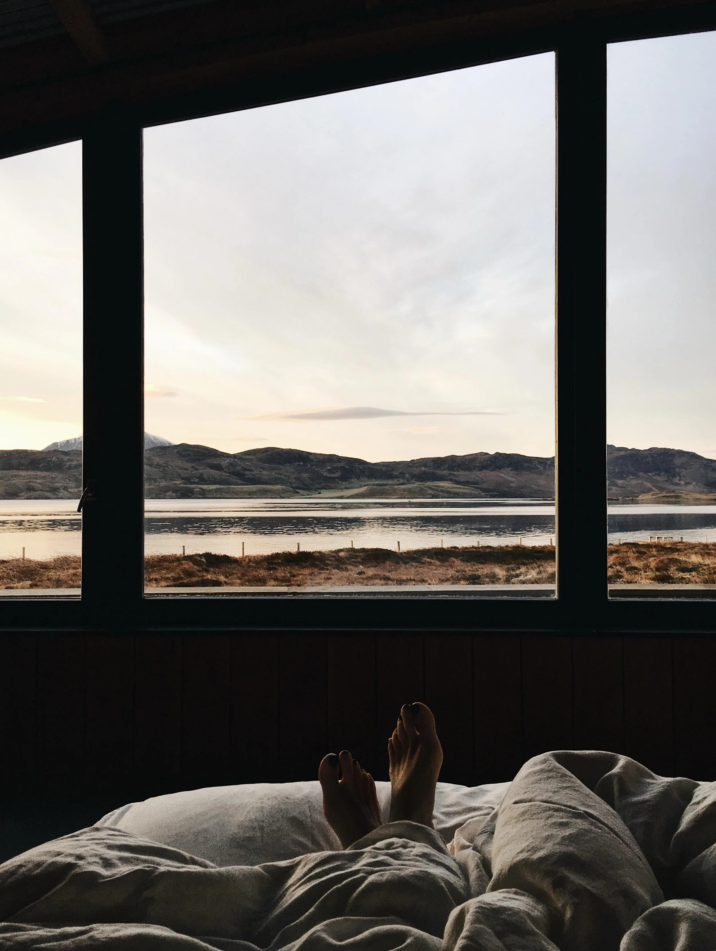 A perfect day. The slow awakening, gentle bike ride, a calm moment in empty. tremendous  surroundings and finally a secret rugged, remote seashore to wash away the day👌

#visitscotland  #wildnorth #slowtravelling #romanticescapes