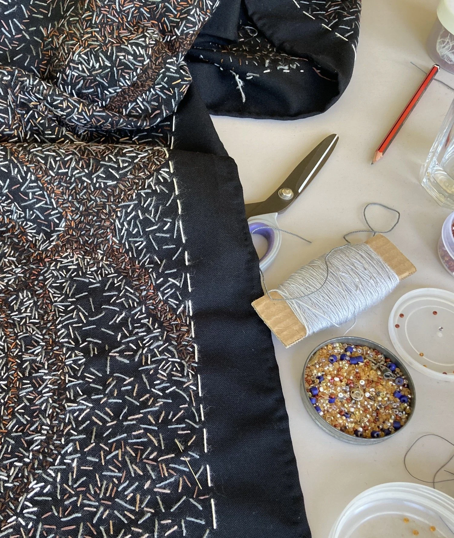 Tamar Mason studio table Mashishing