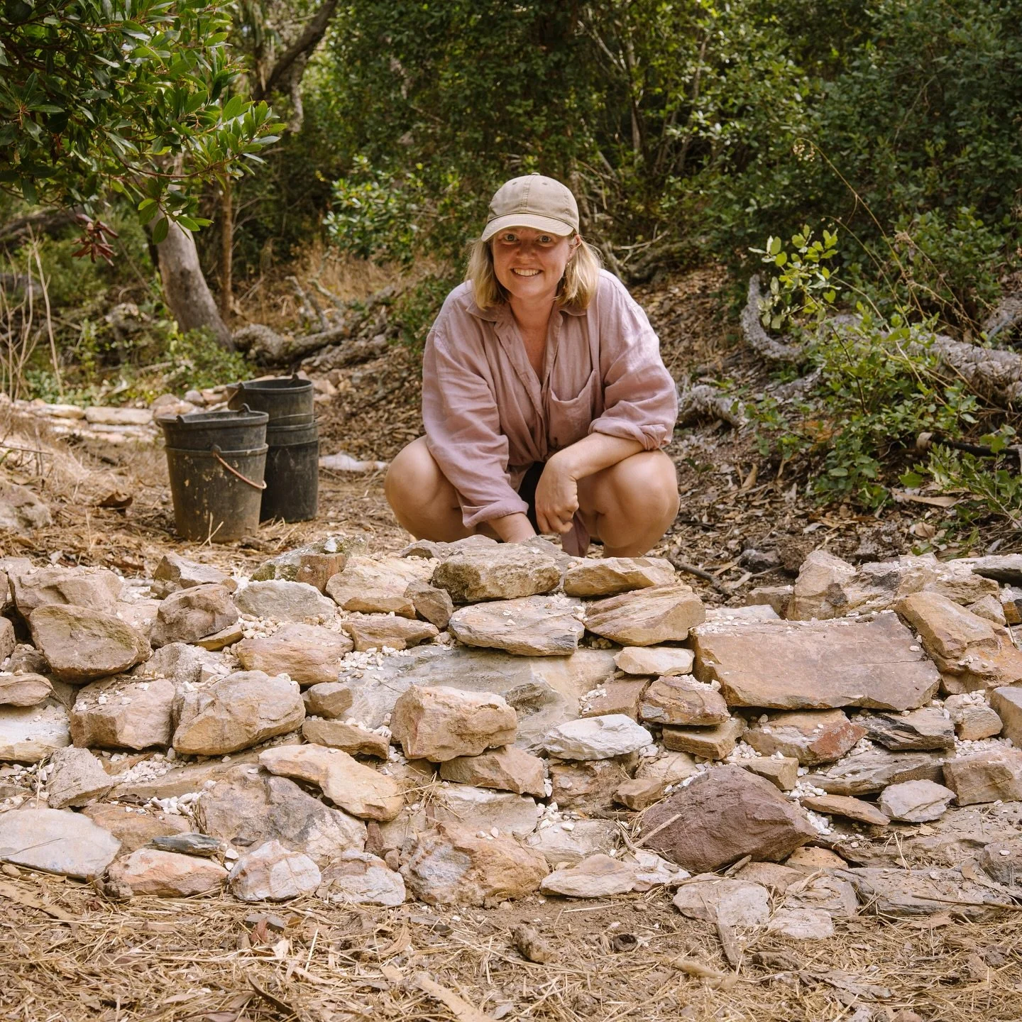 One day we finished the check dam, the next day a fire destroyed the whole forest with houses of my friend. This day was yesterday&hellip; Thats why we are learning to keep water on the land!
