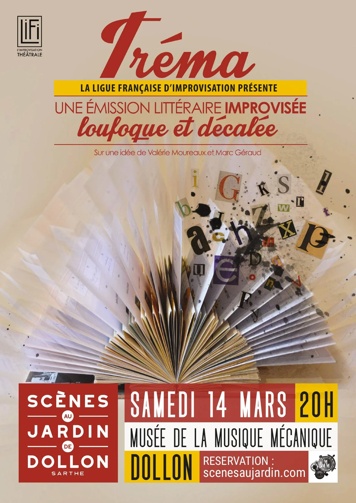 Trèma ,Une émission littéraire improvisée