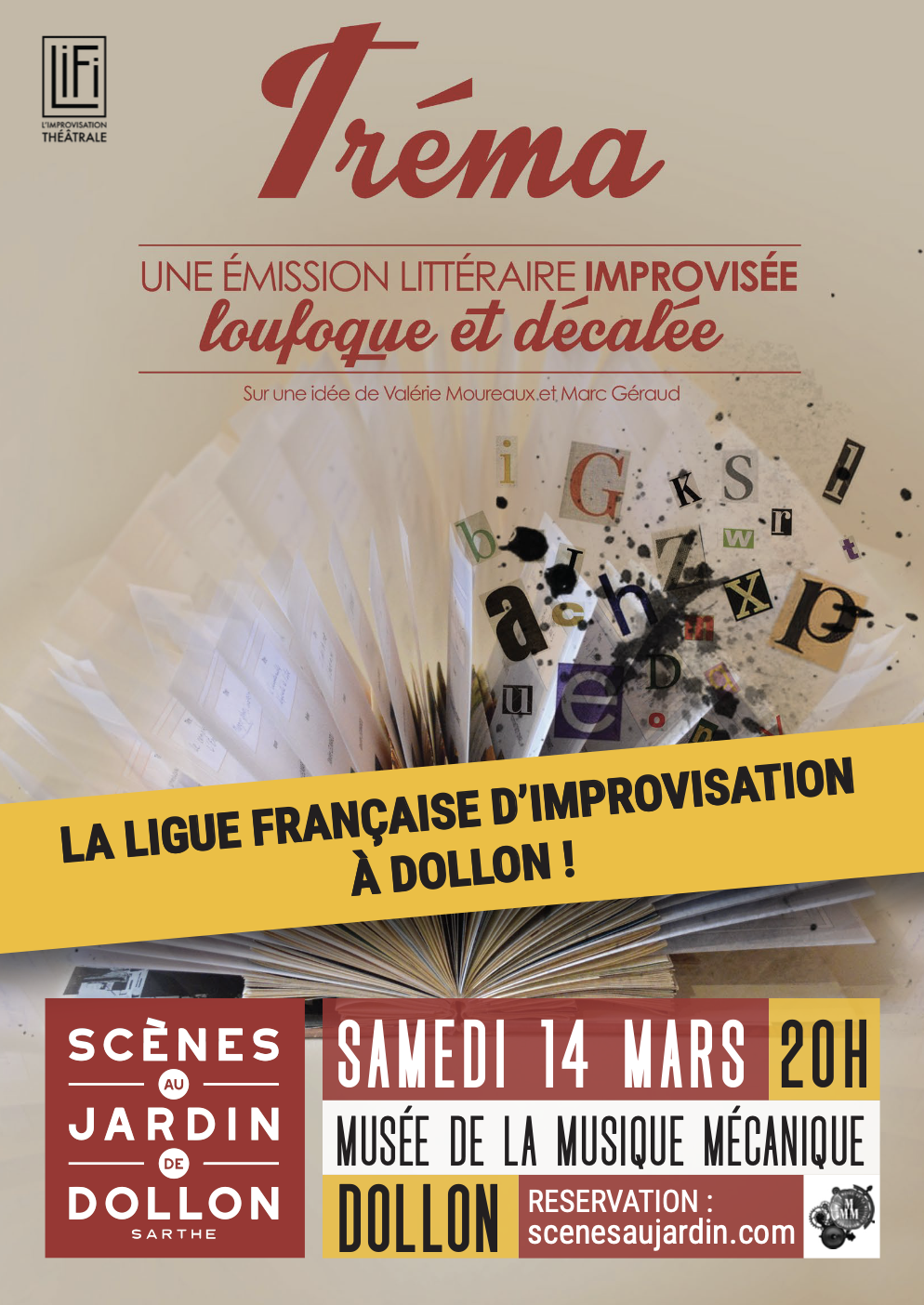 Trèma ,Une émission littéraire improvisée