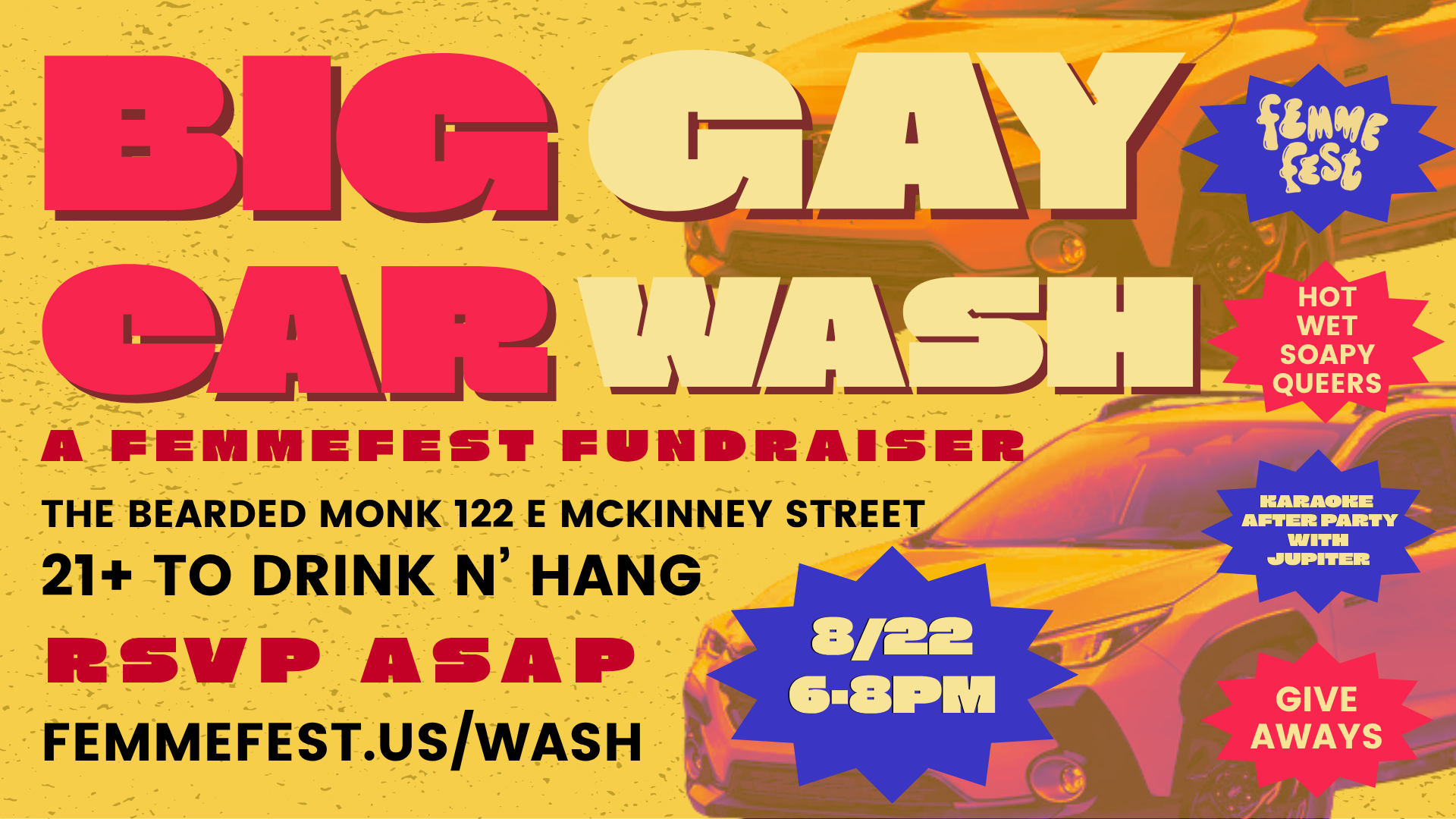 BIG GAY CAR WASH FUNDRAISER