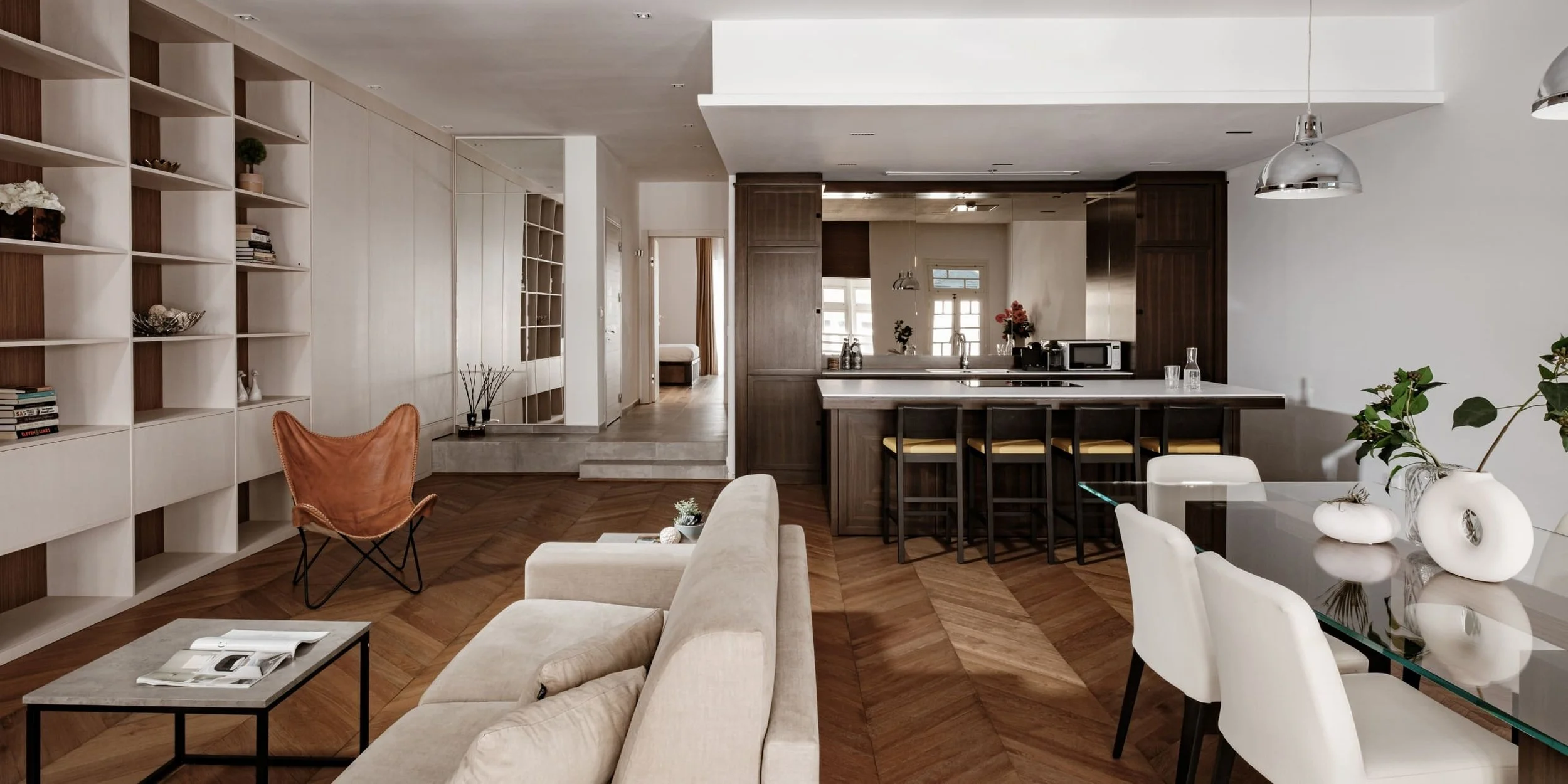 TWO BEDROOM APARTMENT - The most expansive accommodation at 1926 Le Soleil, this refined two-bedroom residence offers generous living spaces, classic Maltese balconies, and a fully residential atmosphere with seamless access to hotel services.