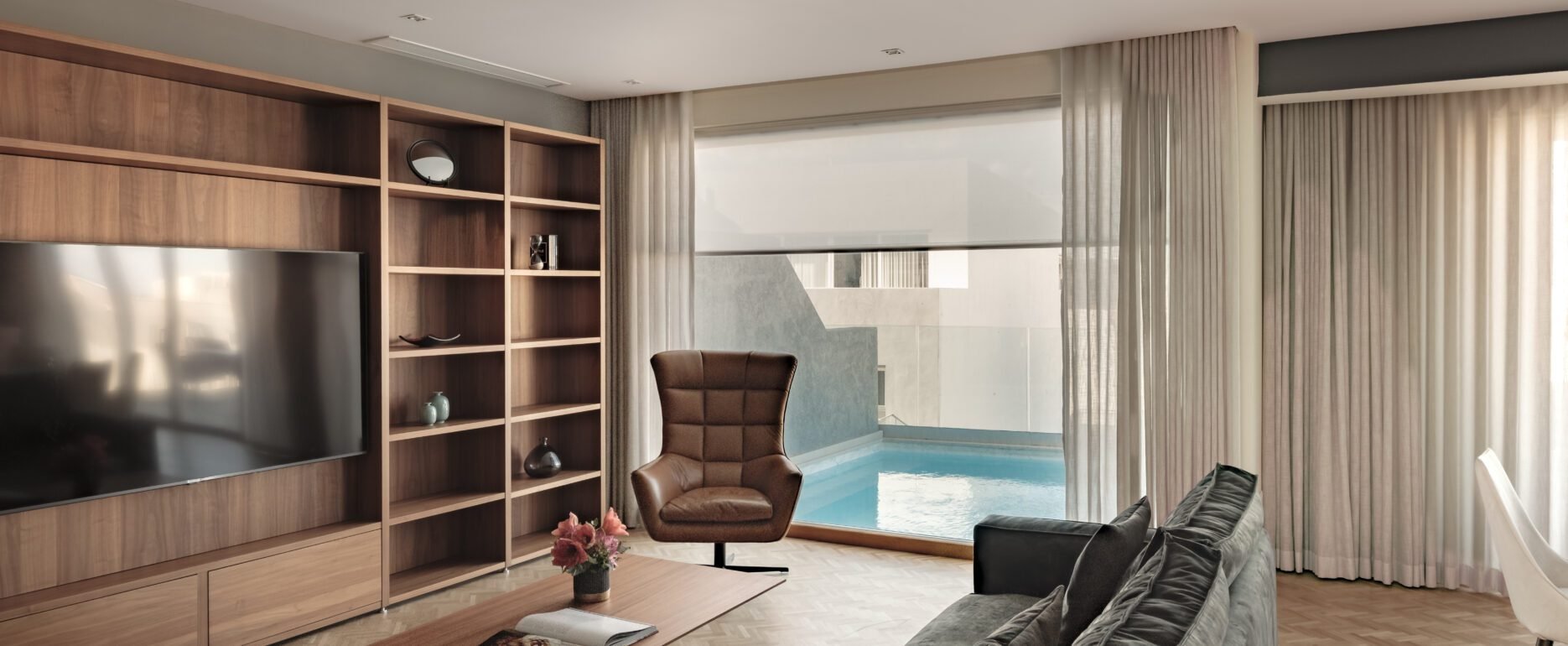 TWO-BEDROOM SEAVIEW PENTHOUSE WITH PRIVATE POOL - An exclusive penthouse offering expansive sea views, a private terrace with outdoor pool, and a refined residential atmosphere designed for elevated coastal living.