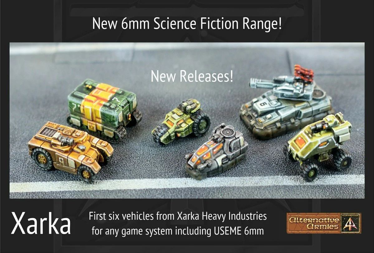 Xarka 6mm Science Fiction Range begins!