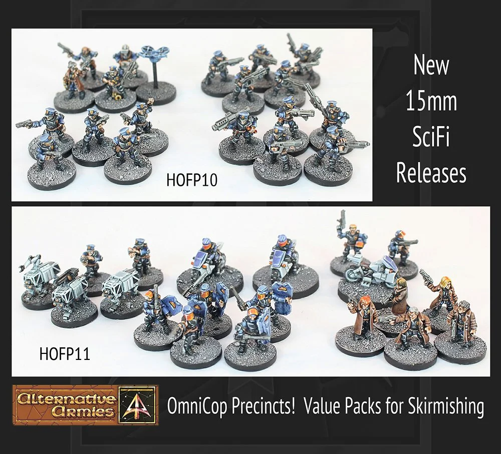 OmniCop Value Packs now in HOF 15mm SciFi Range