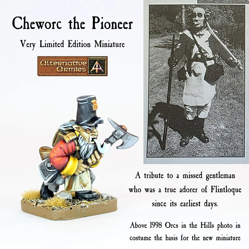 VLE18 Cheworc the Orc Pioneer new for Flintloque