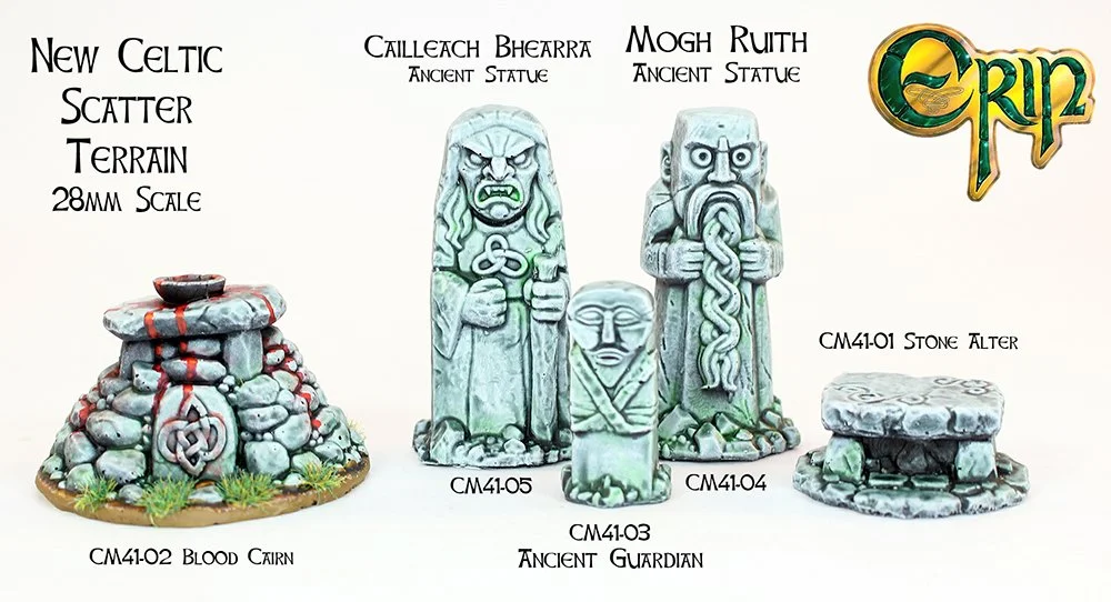 Scatter Terrain five new releases for Erin Celtic Myth