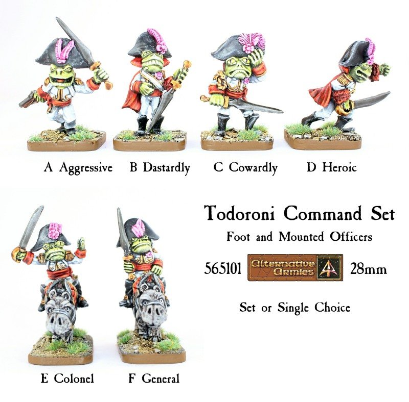 Todoroni Command set new for Flintloque and Slaughterloo