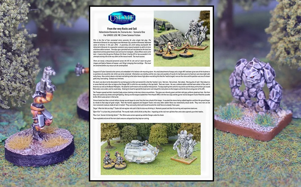 From the very Rocks and Soil a free scenario for USEME