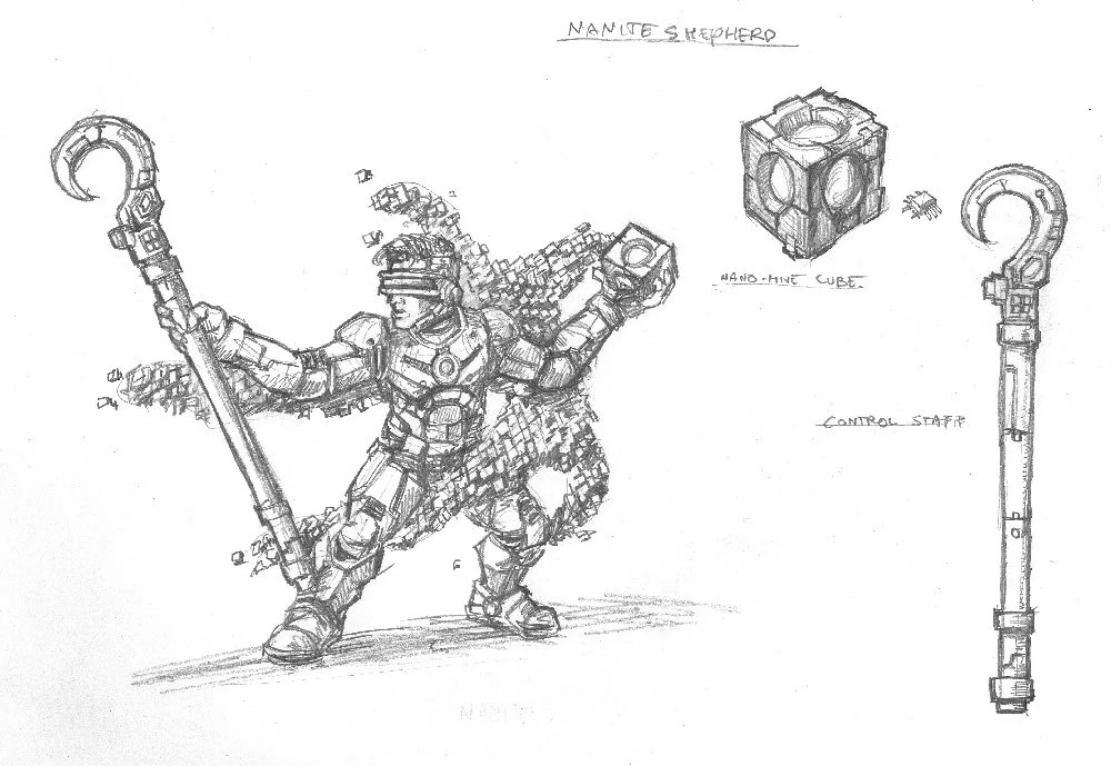 The Nanite Shepard a concept made miniature