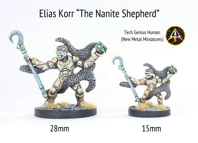 The Nanite Shepard released in 28mm and 15mm