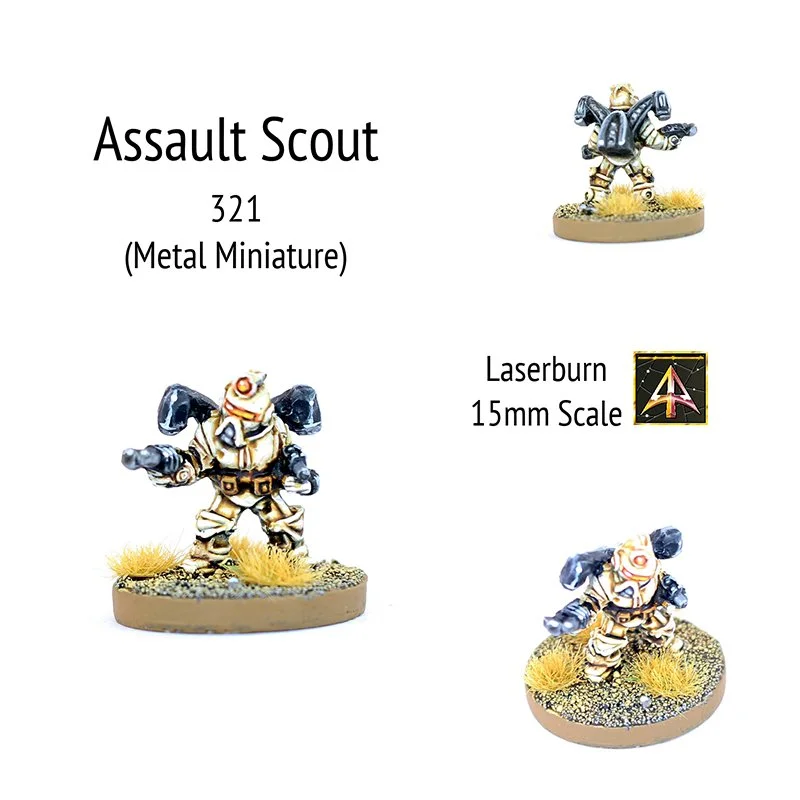 321 Assault Scout final Laserburn restored 15mm