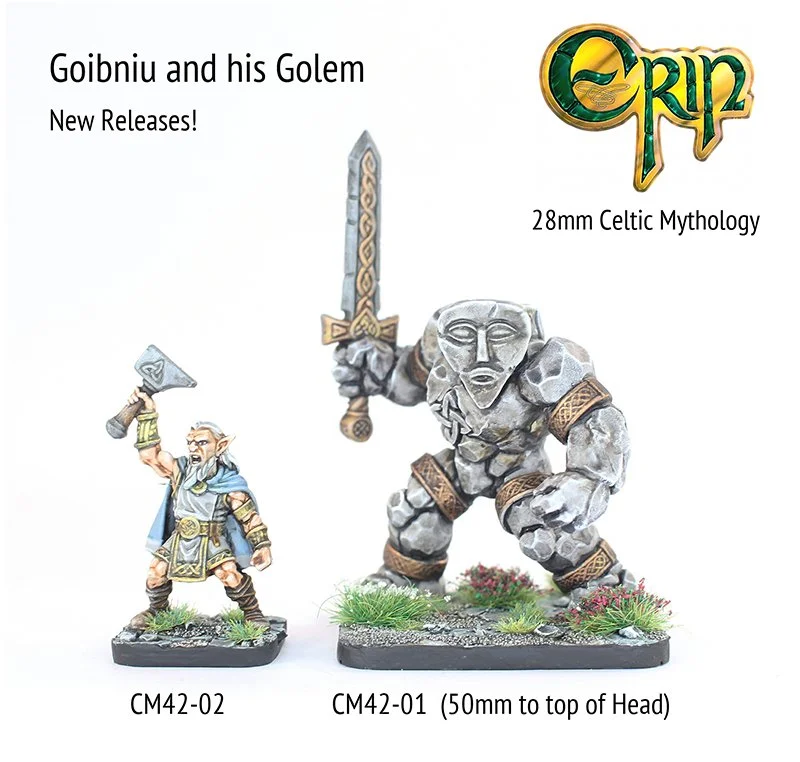 Goibniu and his Golem new for Erin Celtic Myth