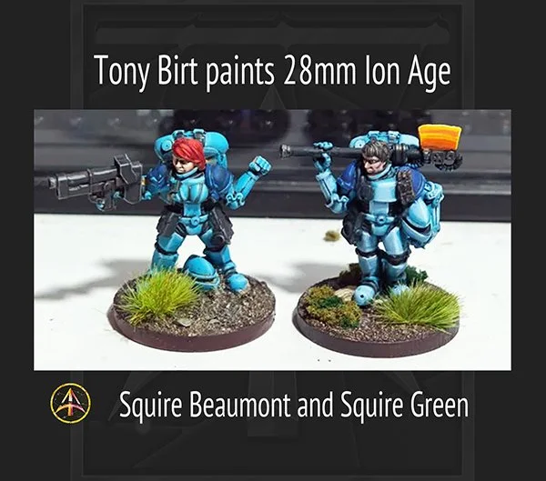 Tony Birt paints the Space Squires!