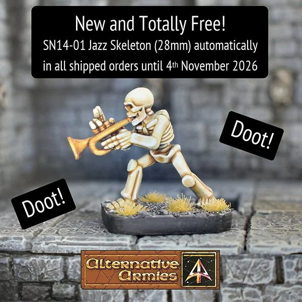 Jazz Skeleton new and free until 4th November