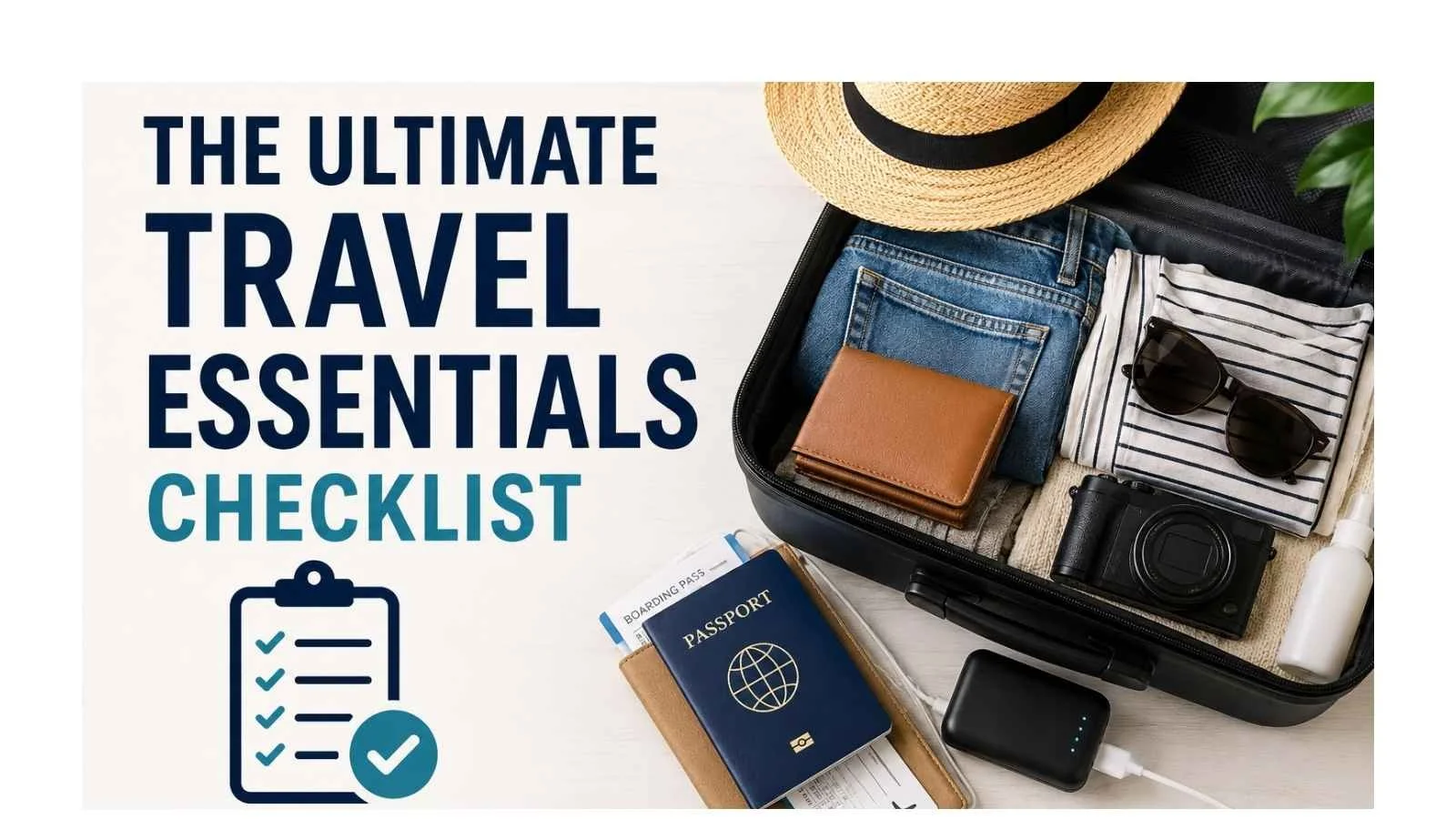 The Ultimate Travel Essentials Checklist