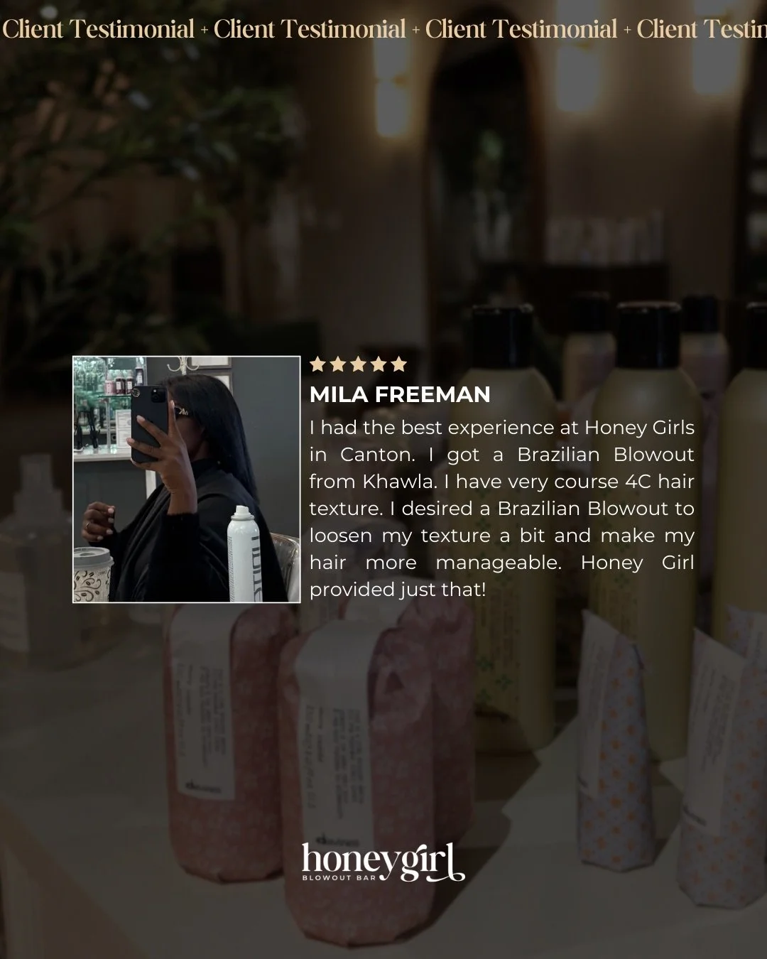 Stories like this mean everything to us 🥹💛

At Honey Girl, every service is rooted in care, patience, and truly listening. From gentle detangling to thoughtful details, our goal is always for you to feel comfortable, confident, and seen&mdash;every