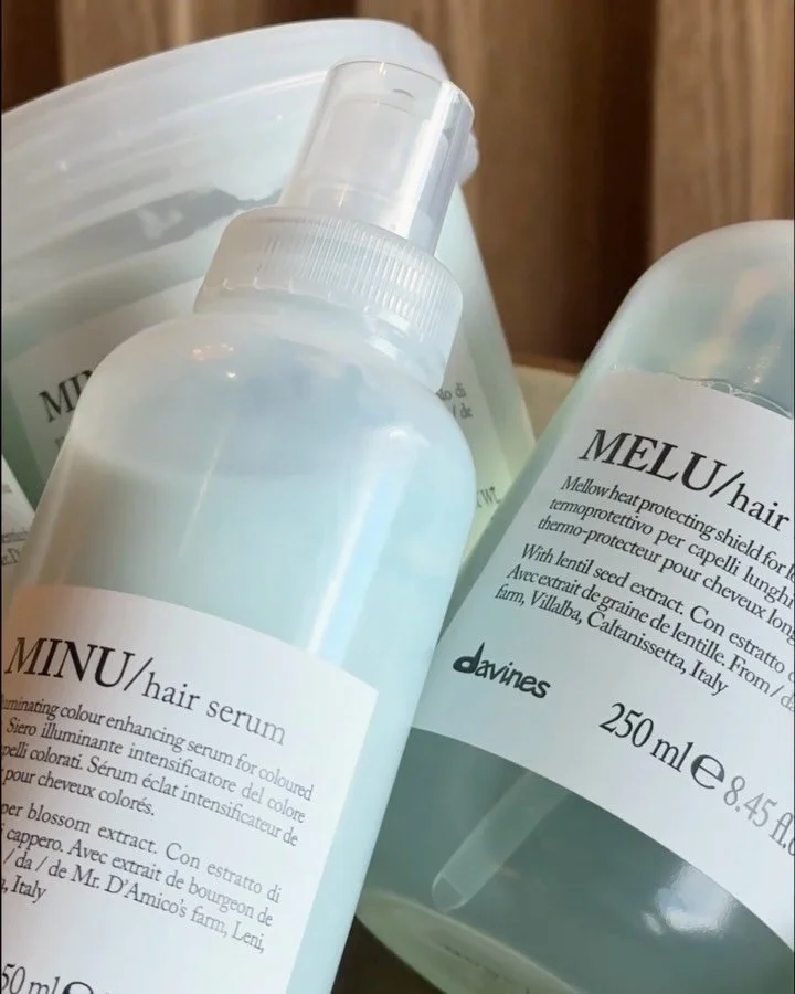 Summer hair starts with protection, hydration, and shine. 🧴✨

From pool days to beach trips and extra heat styling, these Davines favorites keep your hair healthy all season long. 

🫧MELU Shampoo &mdash; strengthens and helps prevent breakage 🫧MIN