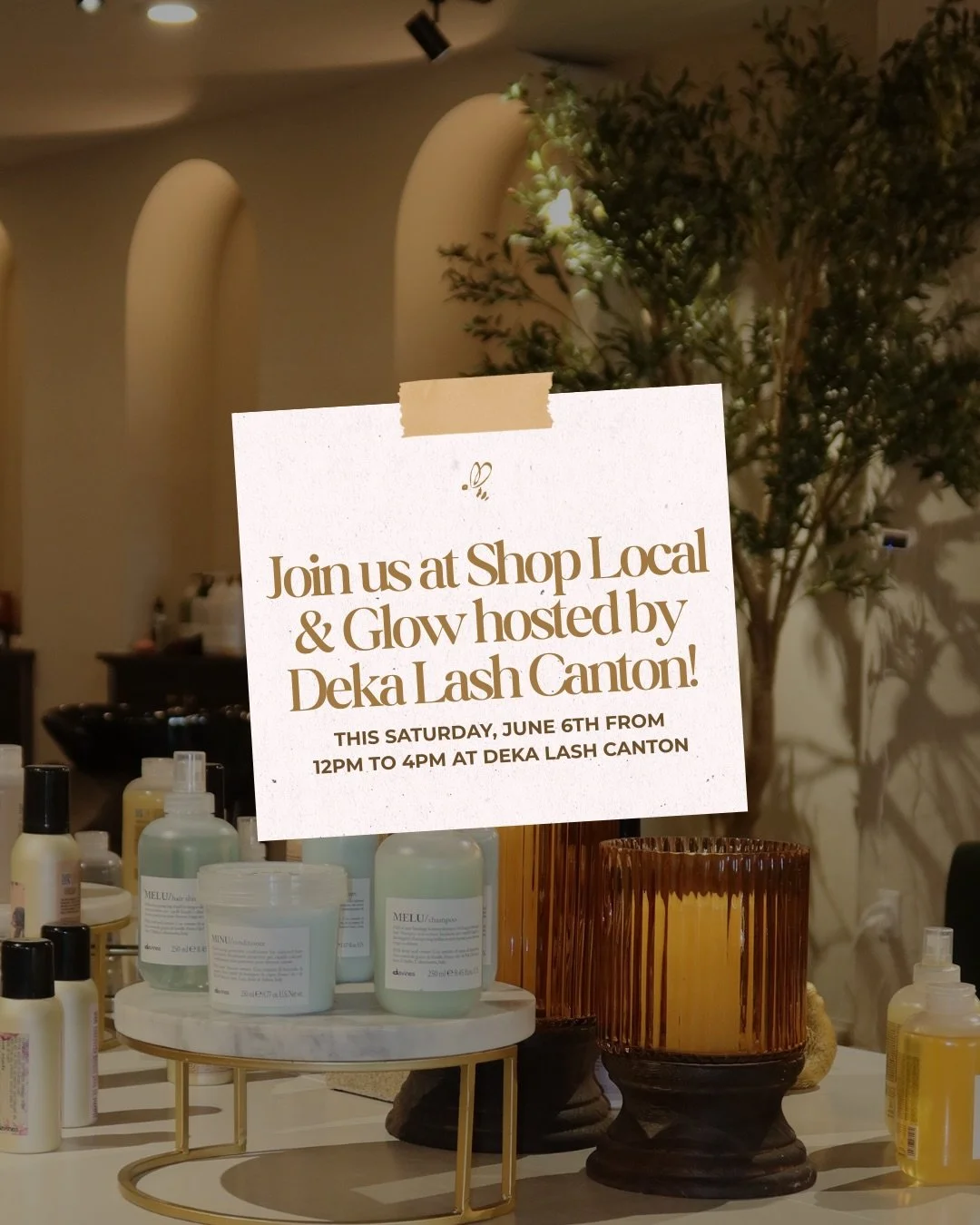 Honey Girl Blowout Bar is excited to be part of Shop Local &amp; Glow at Deka Lash Canton! 🍯🤍🛍️

Join us on Saturday, June 6 from 12PM&ndash;4PM for an afternoon of shopping, community, giveaways, and supporting amazing local businesses. 

Be sure