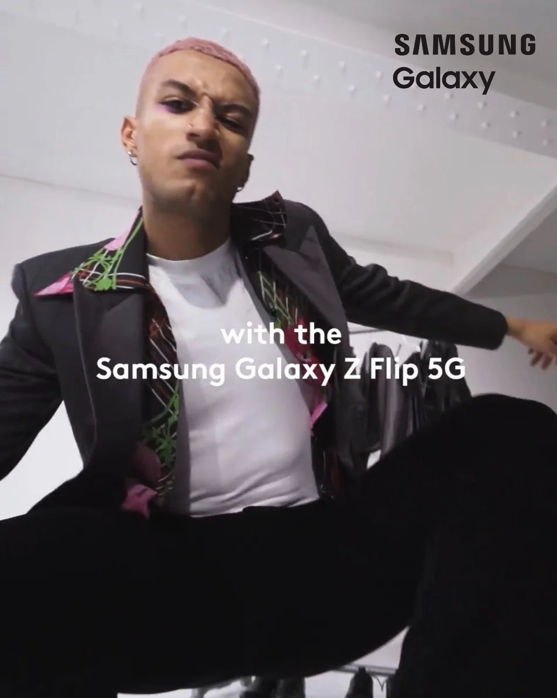 Partnership with Samsung, GQ magazine and influencer Nathan Hopkinson
