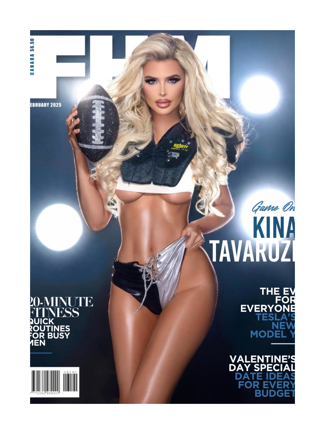 Star on the Cover of FHM magazine, Canada