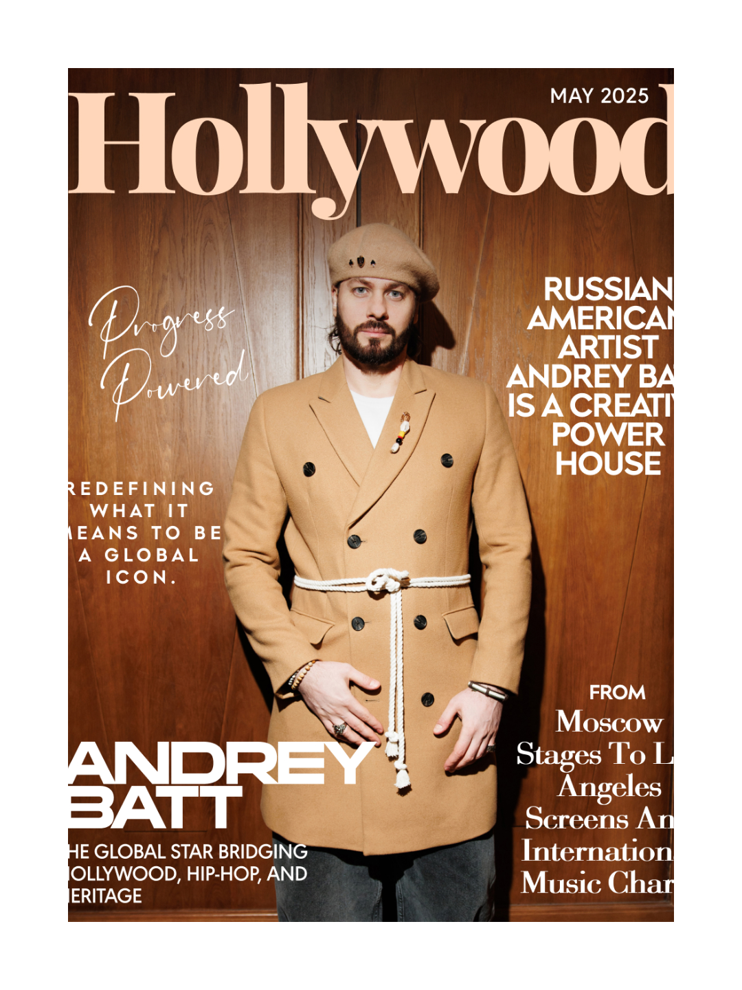 Star on the cover of Hollywood Times, US