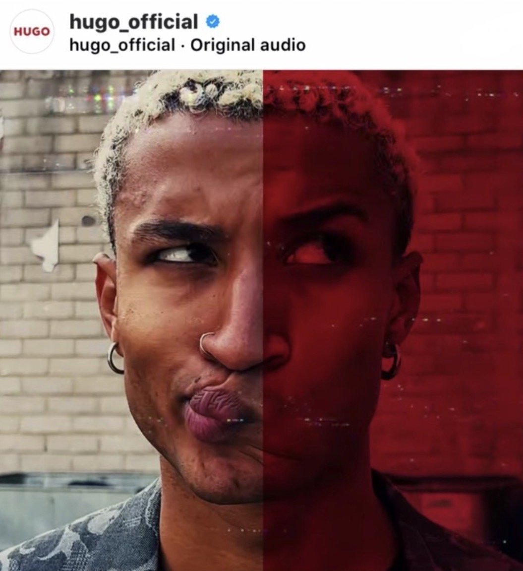 Social Campaign Featuring Model Nathan Hopkinson x Hugo Boss