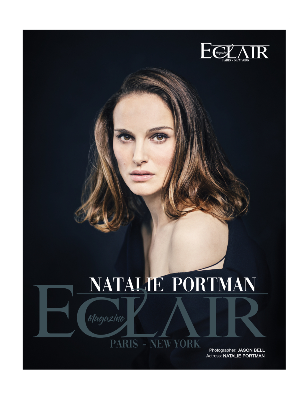 Star on the cover of Eclair magazine, PRINT EDITION, USA