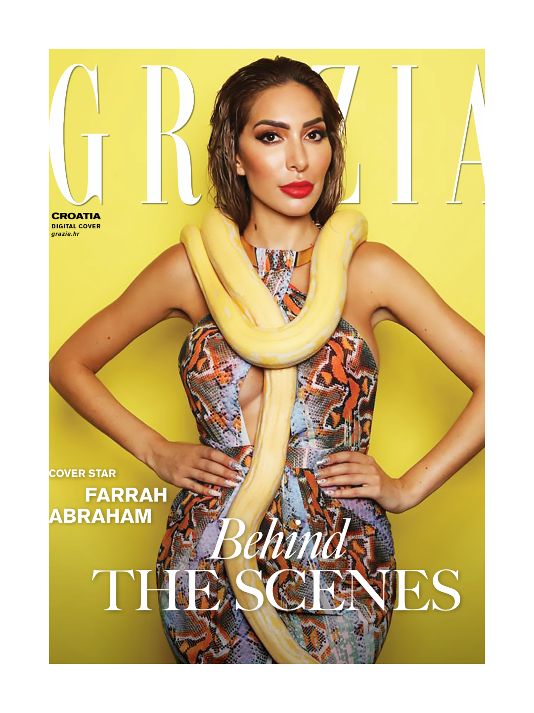 Star On The Cover of Grazia magazine, Croatia
